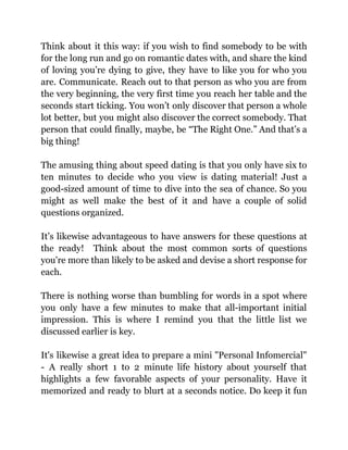 Dating do's and dont's | PDF