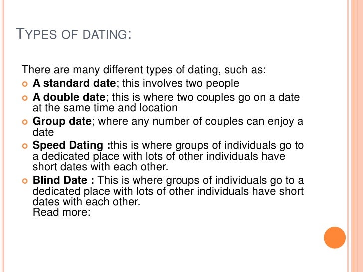 Dating Personality Infographics : types of dating