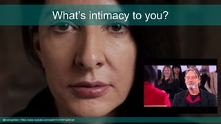 What’s intimacy to you?
@cubicgarden | https://www.youtube.com/watch?v=OS0Tg0IjCp4
 