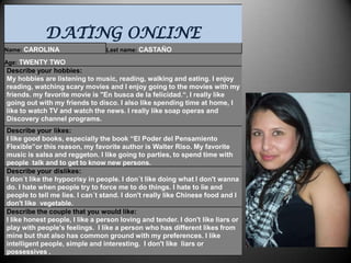 Dating online