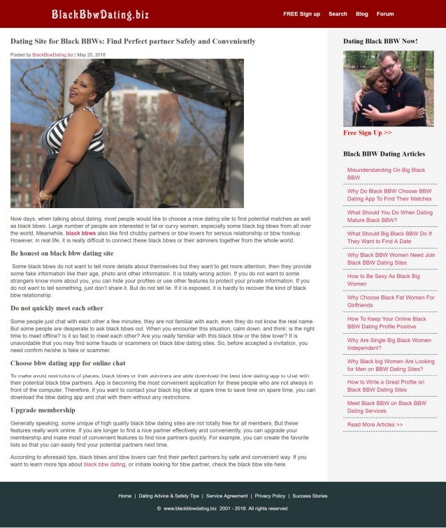 Dating Site For Black Bb Ws Find Perfect Black Bbw