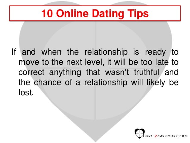 Dating tips for men - 10 online dating tips