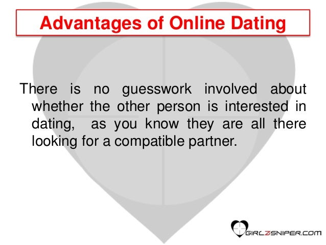 Dating tips for men - advantages of online dating