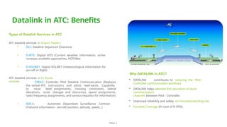 Comprehensive Overview of ATIS over Datalink (D-ATIS): Concepts ...