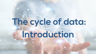 The cycle of data:
Introduction
 