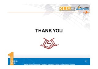 THANK YOU




POKM @               31
MAHB
 