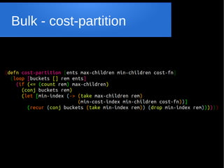 Bulk - cost-partition

 