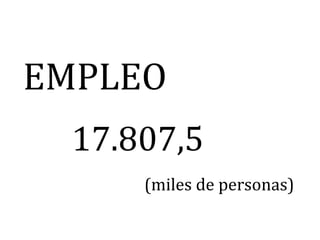 EMPLEO
  17.807,5
      (miles de personas)
 