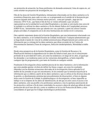 Datos En La GestióN Hospitalaria