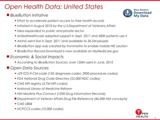 Datos abiertos en salud - Resumen