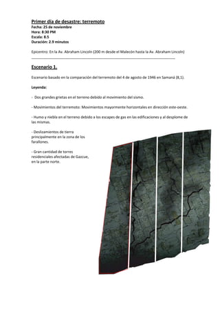 Datos existentes del bloque