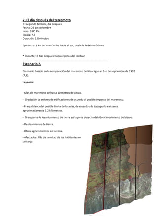 Datos existentes del bloque