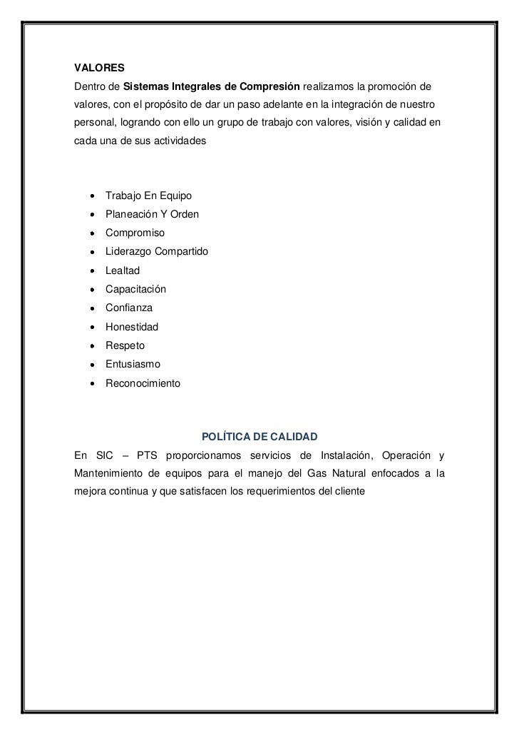 Datos Generales De La Empresa