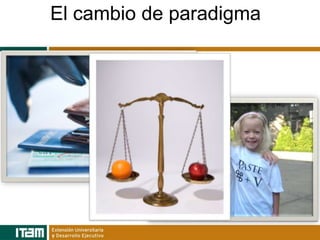 El cambio de paradigma
 