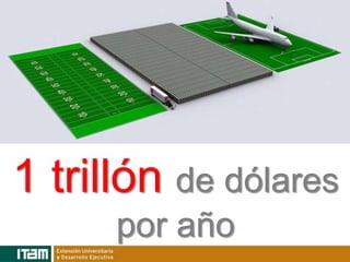 1 trillón de dólares
      por año
 