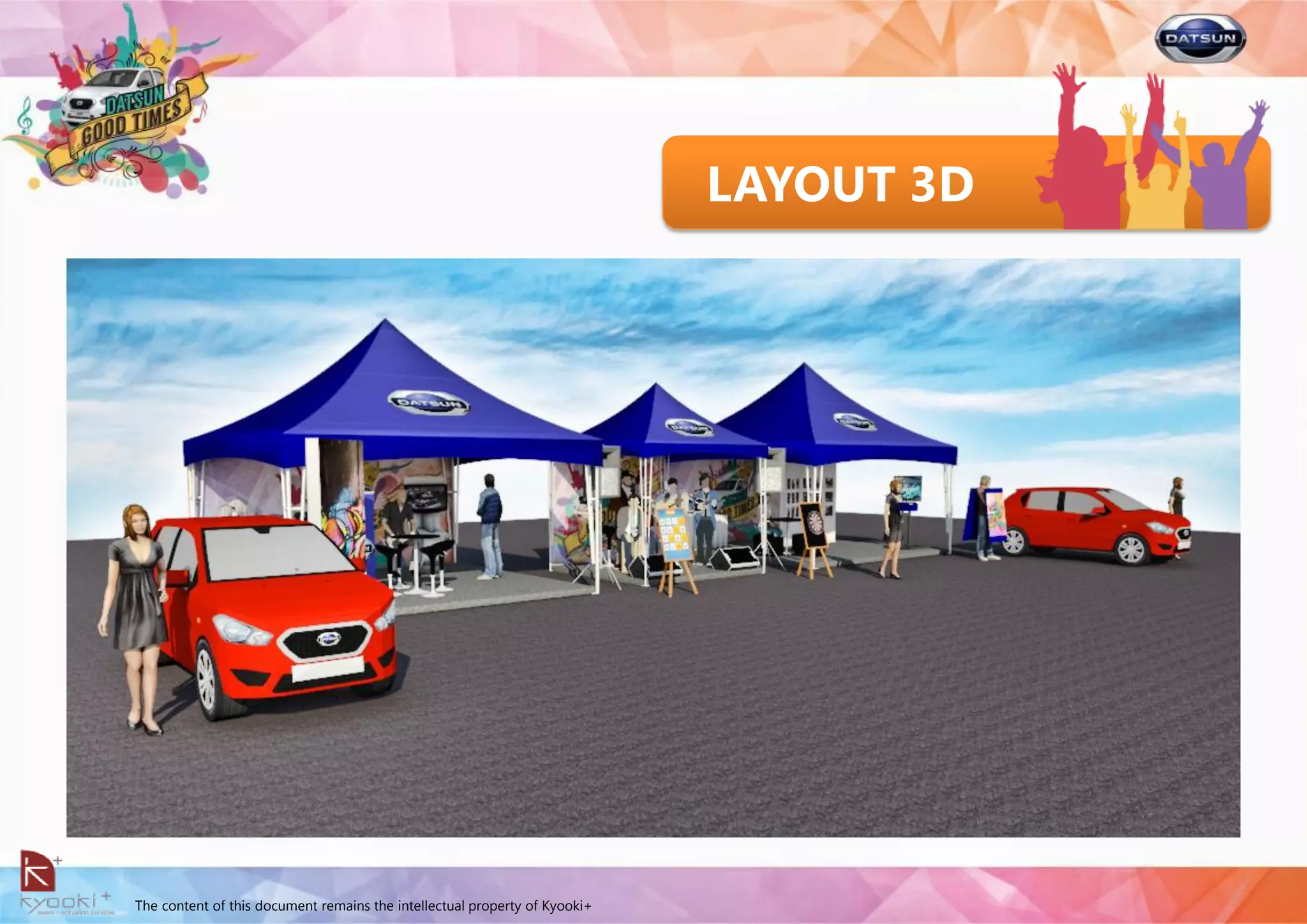 The content of this document remains the intellectual property of Kyooki+
LAYOUT 3D
 