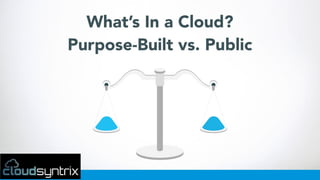 Datto whats in a cloud purpose vs publics
