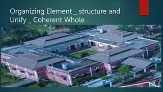 Organizing Element _ structure and
Unify _ Coherent Whole
 