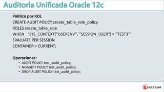 Introducción a Oracle Audit Vault | PPTX
