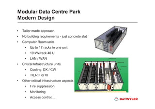 Datwyler data center presentation info tech middle east | PDF