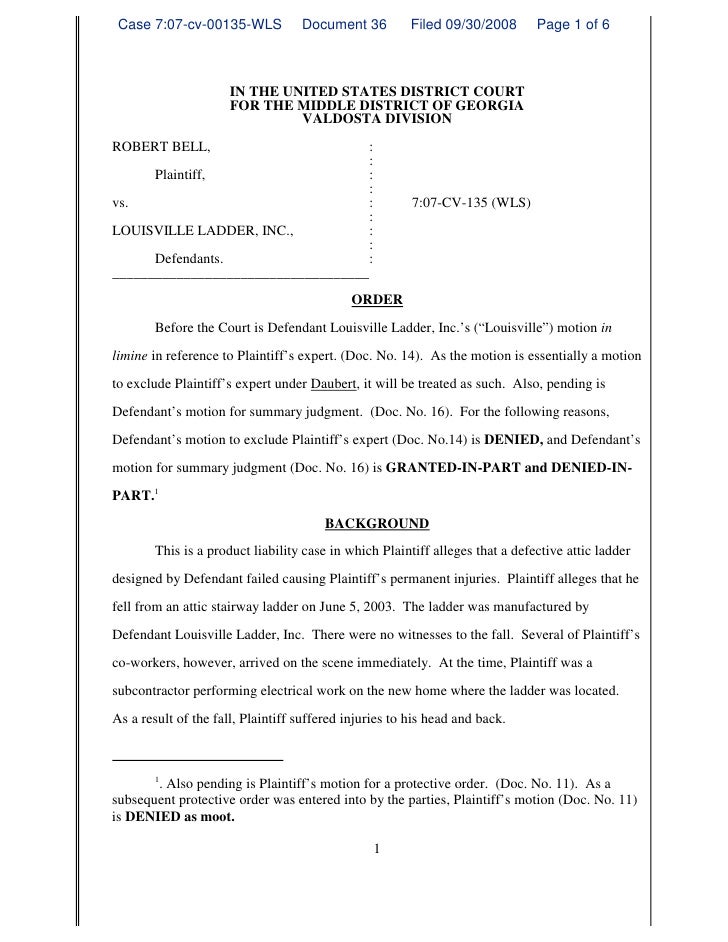 daubert order ga law 1 728