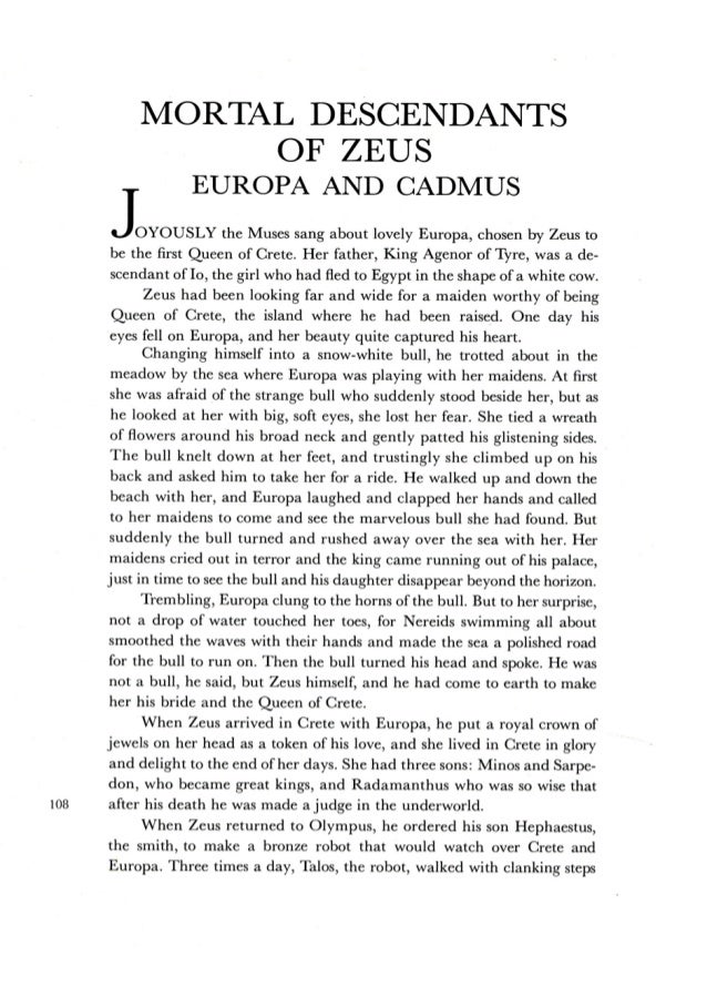 D'aulaires' Book of Greek Myths