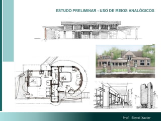 Prof. Sinval Xavier
ESTUDO PRELIMINAR - USO DE MEIOS ANALÓGICOS
 