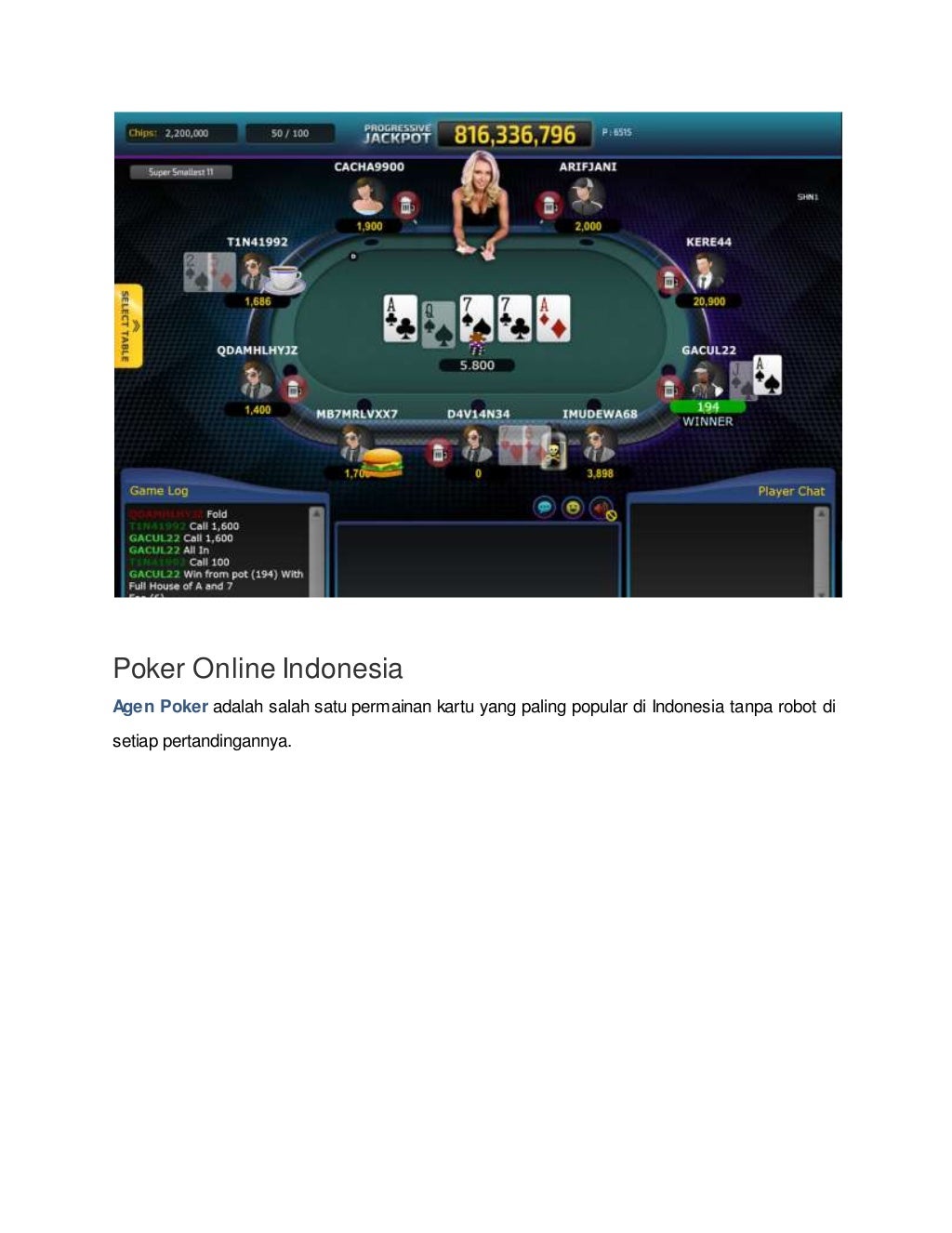 Daunpoker.ORG AGEN POKER ONLINE INDONESIA TERBAIK TERPERCAYA TERBESAR
