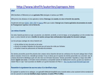 http://www.idref.fr/autorites/apropos.htm
@cottinstef, juin 2015 36
 