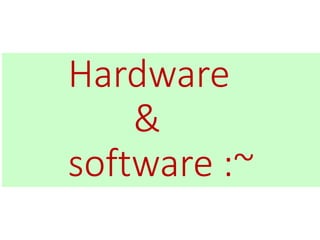 Components of Computer system | PPT