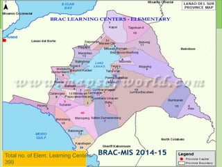 Total no. of Elem. Learning Centers
399
 