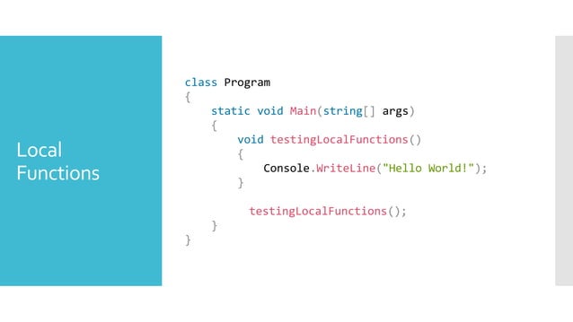 C# and the Evolution of a Programming Language