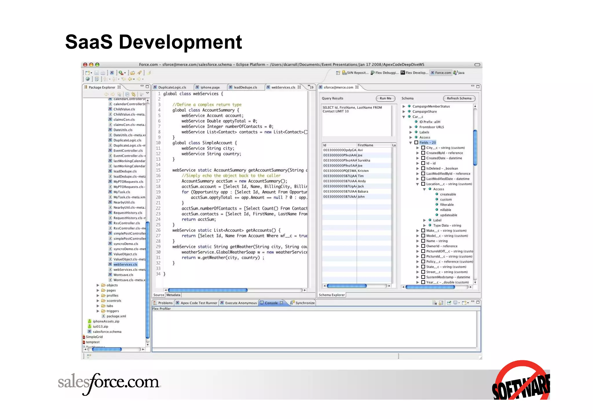 Dave Carroll Application Services Salesforce