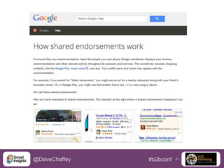 @DaveChaffey

#b2bconf

31

 