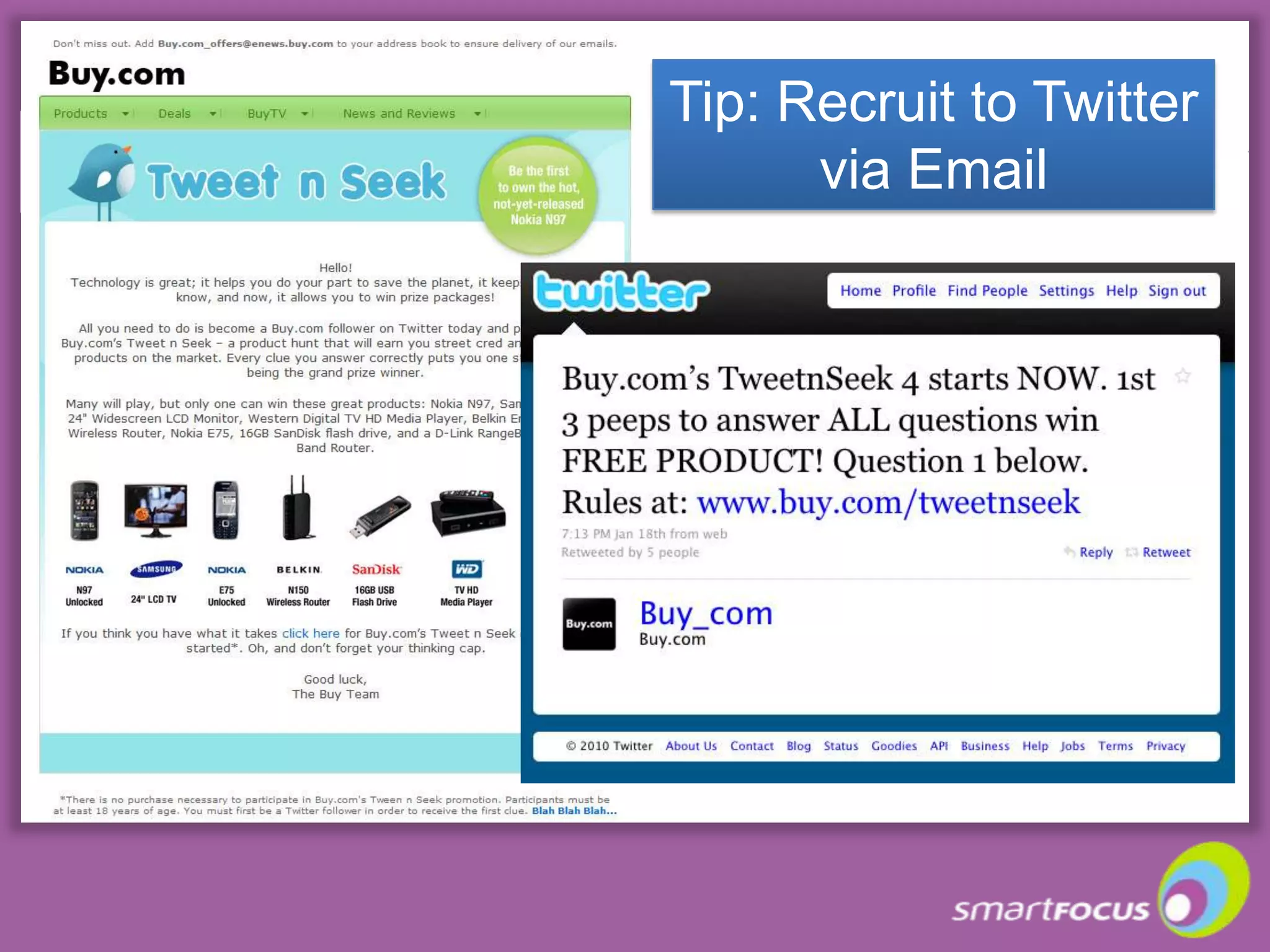 Q5. How can we integrate Email and social mediaPractical tipsandexamples