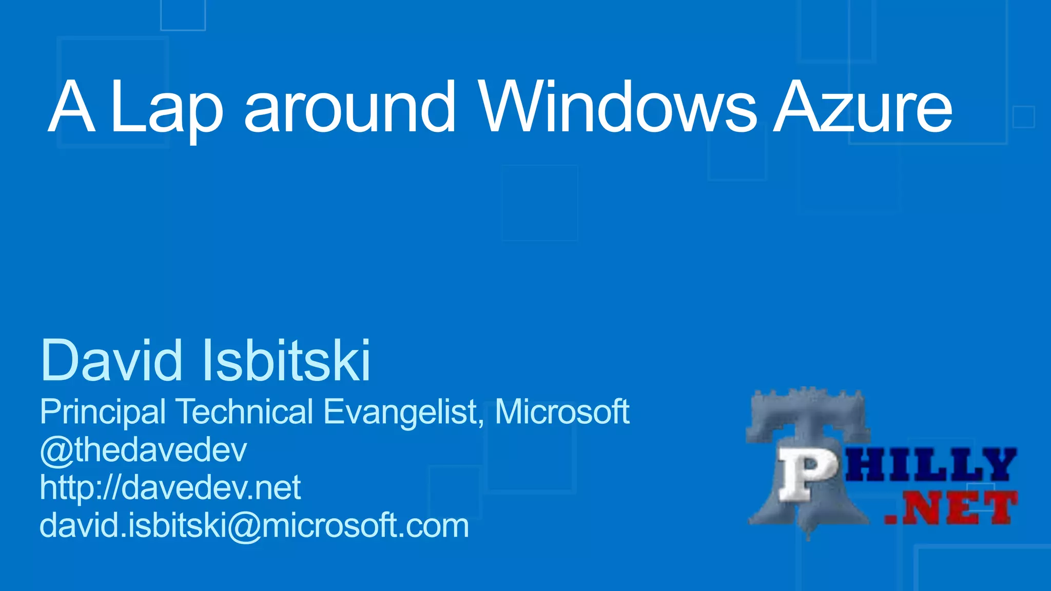 Lap Around Azure Build Updates