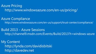 Lap Around Azure Build Updates