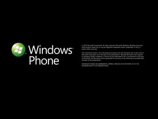 Windows Phone App Development