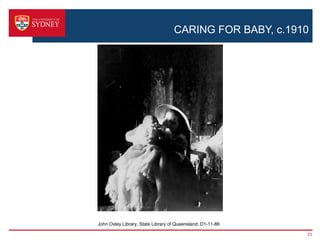 CARING FOR BABY, c.1910




John Oxley Library, State Library of Queensland, D1-11-86

                                                            23
 