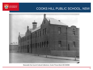 COOKS HILL PUBLIC SCHOOL, NSW




Newcastle City Council Cultural Collections, Hunter Picture Bank 006 000098

                                                                              18
 