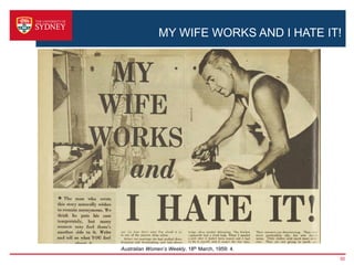 MY WIFE WORKS AND I HATE IT!




Australian Women’s Weekly, 18th March, 1959: 4.
                                                  50
 