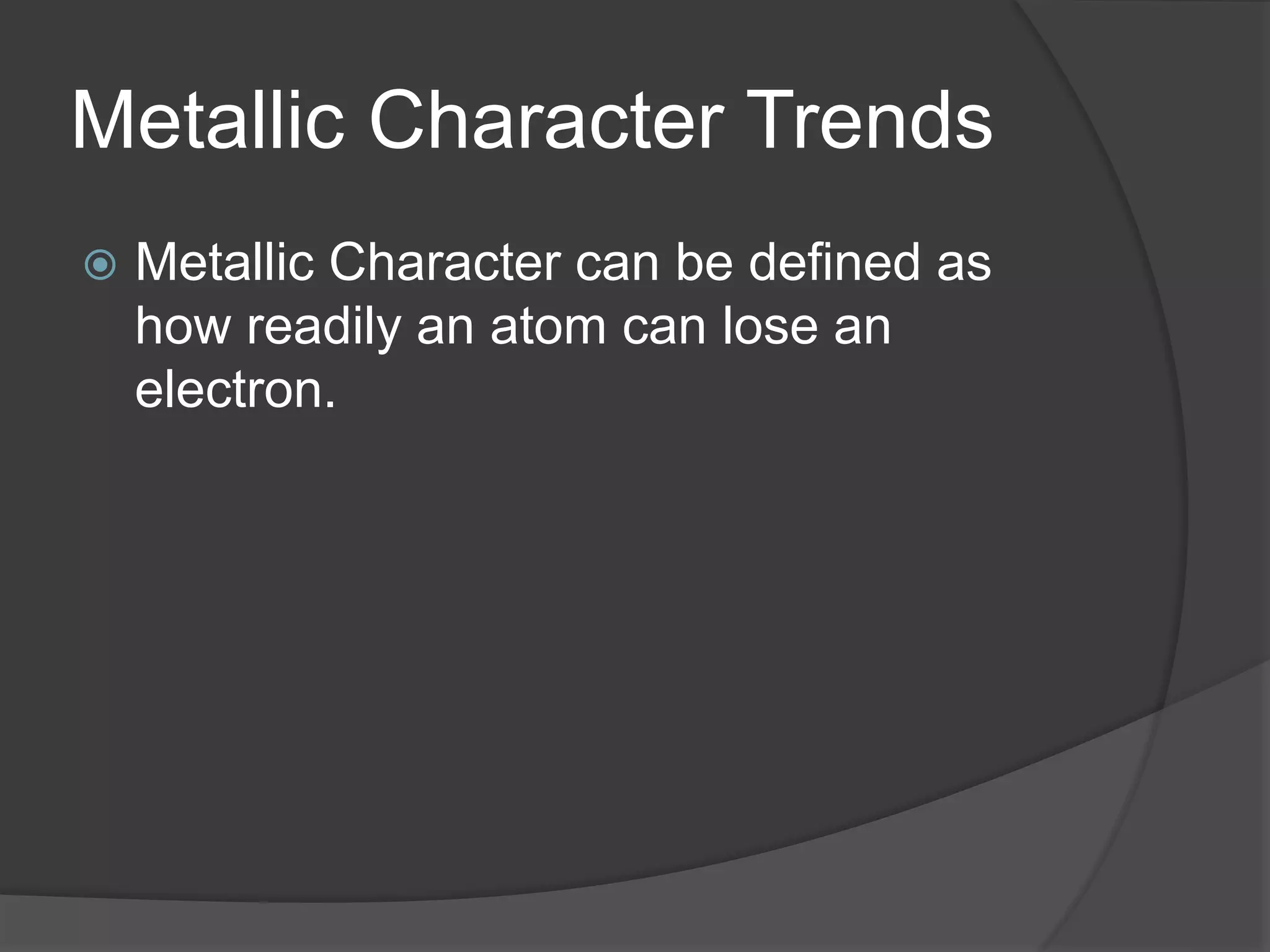 periodic properties and trends | PPTX
