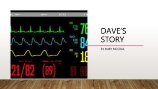 DAVE’S
STORY
BY RUBY MCCRAE.
 