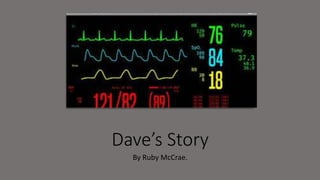 Dave’s Story
By Ruby McCrae.
 