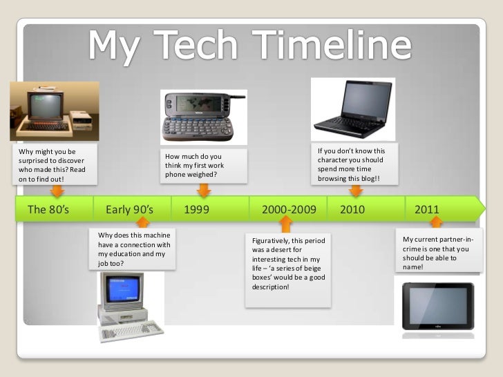Dave’s tech timeline