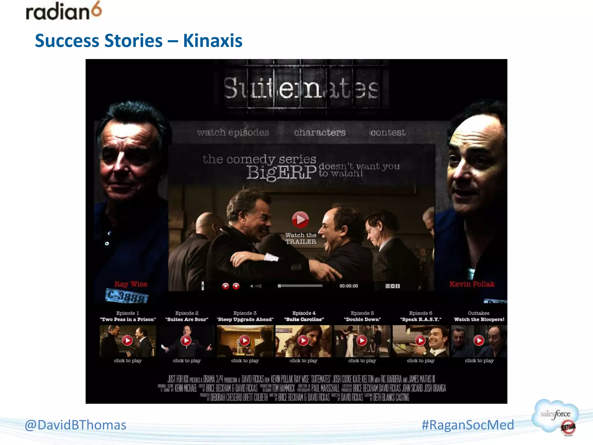 Success Stories – Kinaxis




@DavidBThomas                #RaganSocMed
 
