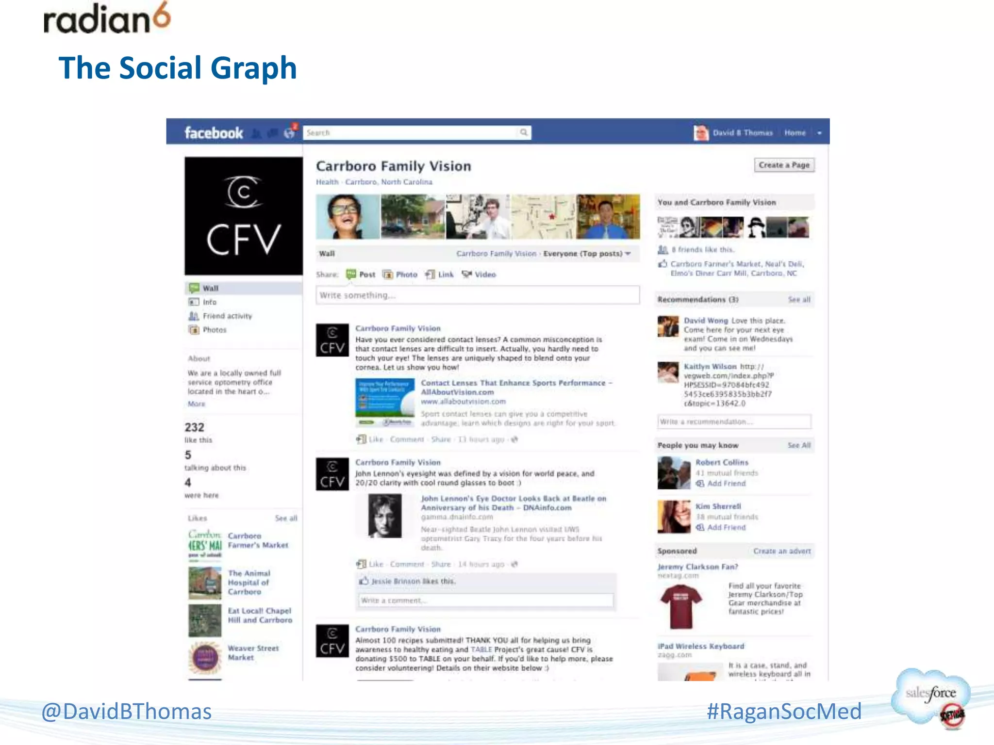 The Social Graph




@DavidBThomas       #RaganSocMed
 