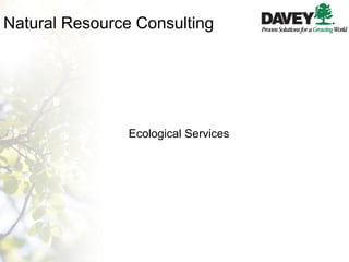 Natural Resource Consulting Ecological Services 