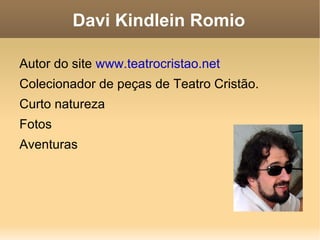 O site criado com programas gratuitos. 