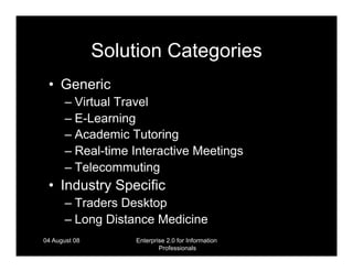 IBM Presentation, E2.0, Sydney | PPT